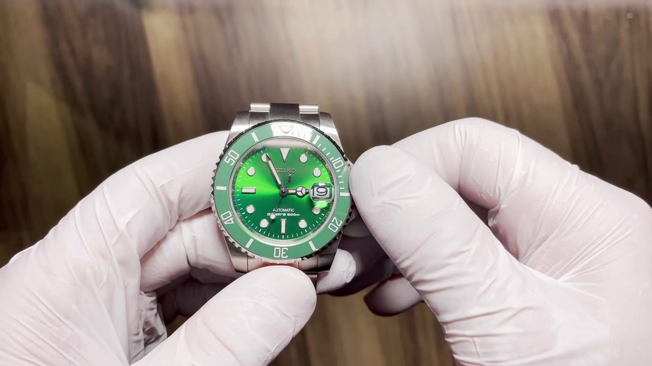 Seiko Hulk Submariner mod - ebay description - YouTube