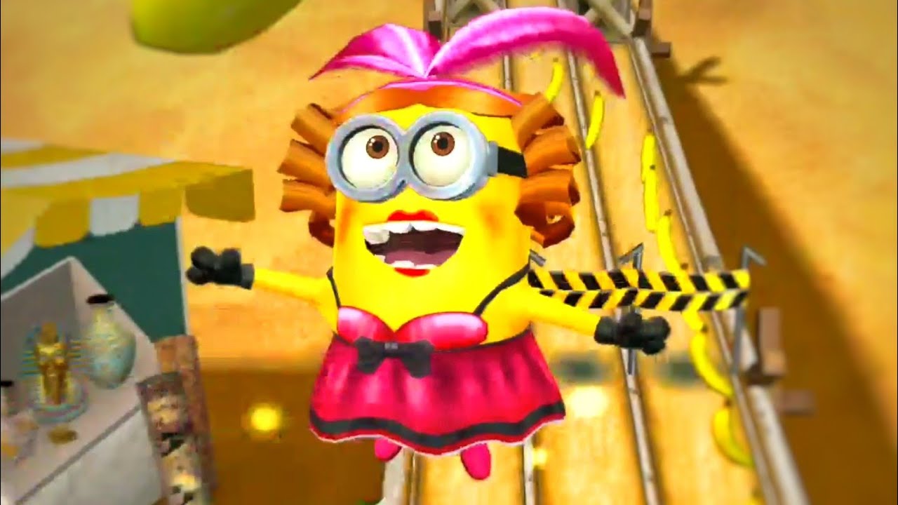 CANCAN DANCER MINION WITH A SMILING UNDERWEAR \ MINION RUSH / [4K