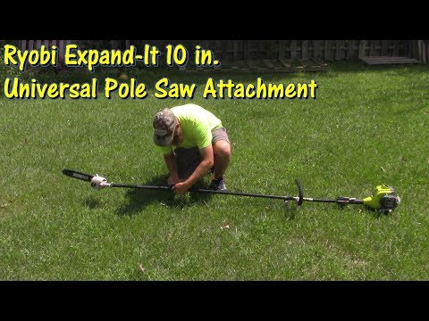 Ryobi Expand It 10 Inch Universal Pole Saw Attachment Review by @Gettin' Junk Done