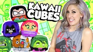 Teen Ans Go Kawaii Cubes Robin, Raven, Beast Boy, Cyborg & Starfire Suicide Squad Harley Quinn