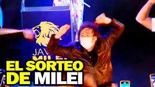 ¡EL SORTEO DE MILEI! - Se conoció al ganador y Javier Milei festejó con un tema de La Renga