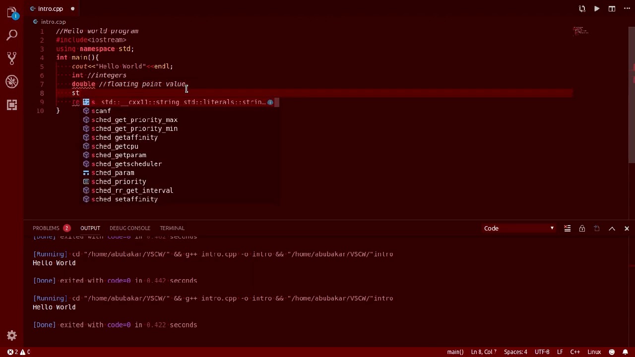 Learn to code C++ Part 1 - YouTube