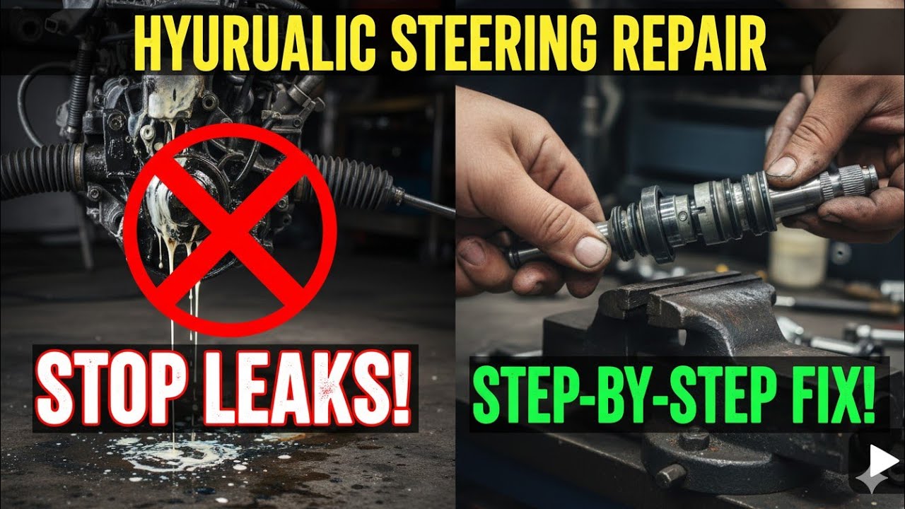 Fixing Power Steering Leaks: Hydraulic Steering Gear Spool Valve Seal