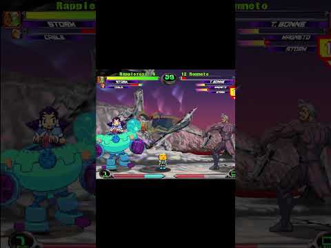 MvC2: Romneto - Tron Wavedash Away from Storm to Bait into Sushi Tag .:3.1.26:.
