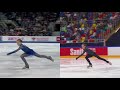 alexandra trusova's quad toe triple toe: 2020 test skates vs 2019 skate canada