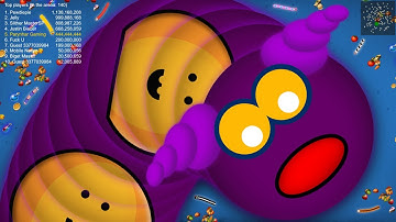 Worms Zone © 3.4M Score Demon vs Fat Bots Best Master Troll Top 1 Slither Snake io Online Games 2020