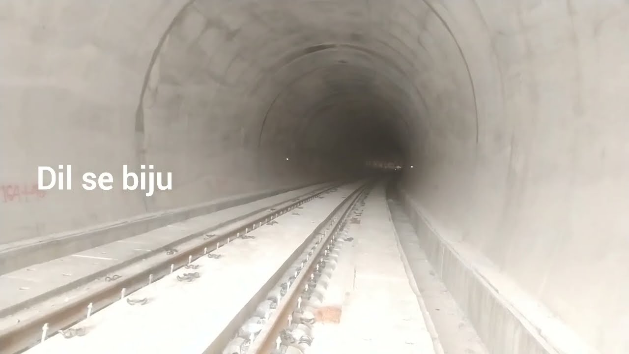 //Track in tunnel 5//khordha road bolangir railway line//boudh district railway line//