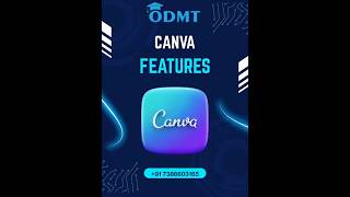 Canva Features | Canva Tutorial in 60 Seconds | Canva for Beginners | ODMT - 7386603165  #Canva