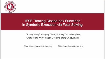 IFSE: Taming Closed-box Functions in Symbolic Execution via Fuzz Solving