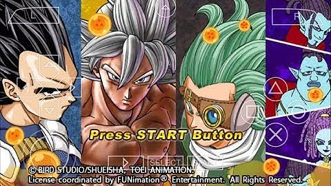 مود جديدDBZ TTT MANGA STYLE MOD ISO PSP