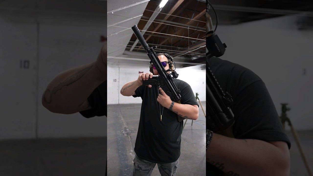 PTR 91 Suppressed 😳 #shorts #ptr91 #fullautofriday #fullauto