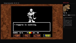 Undertale Version ps4 modo pasifista
