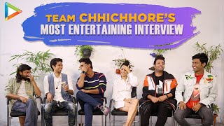 Team Chhichore Exclusive Interview |  Hilarious Rapid Fire & Funny Quiz | Sushant | Shraddha | Varun