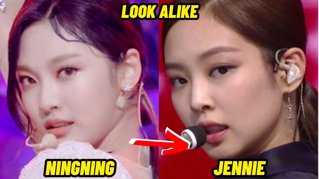 Does Aespa NingNing look similar to Blackpink Jennie ??? - YouTube