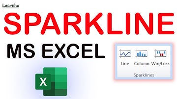 MS Excel - How to use Sparkline in Hindi