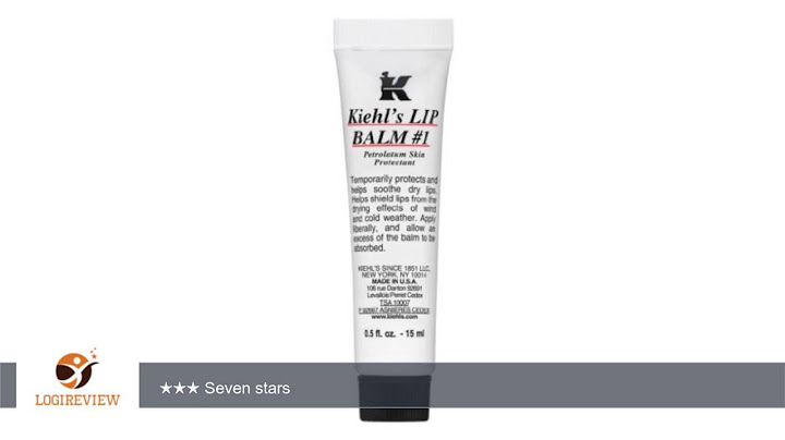 Kiehls lip balm 1 review