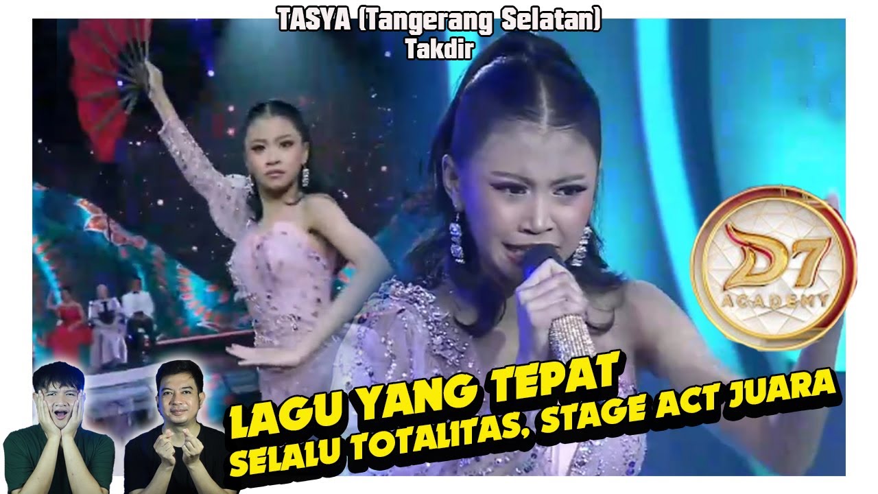 Tasya (Tangsel) karakter vokal cocok banget di lagu Takdir. Juaranya stage act