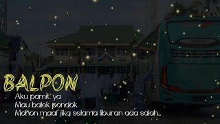 Story WA Santri || Aku Pamit Ya, Mau Balek Pondok