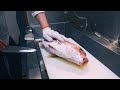 【神業】プロ過ぎて脱帽するしかない活鯛のさばき方！職人技 日本 大阪 鯛専門活魚料理 鯛夢