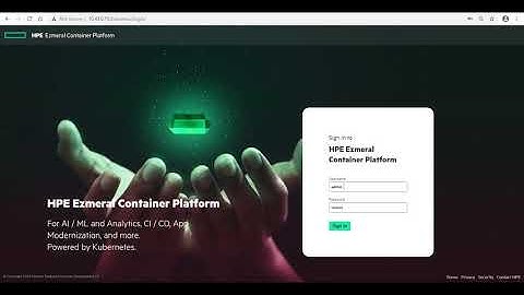 All about HPE Ezmeral Container Platform I: first Kubernetes cluster installation
