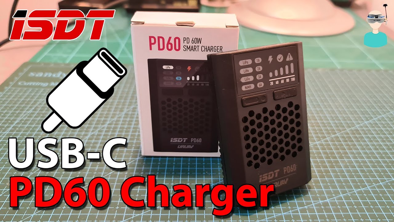 6A USB-C Eingang XT30-60W iSDT SMART CHARGER PD60-S 4S Lipo 6A USB-C Eingang XT30-60W iSDT SMART CHARGER PD60-S 4S Lipo