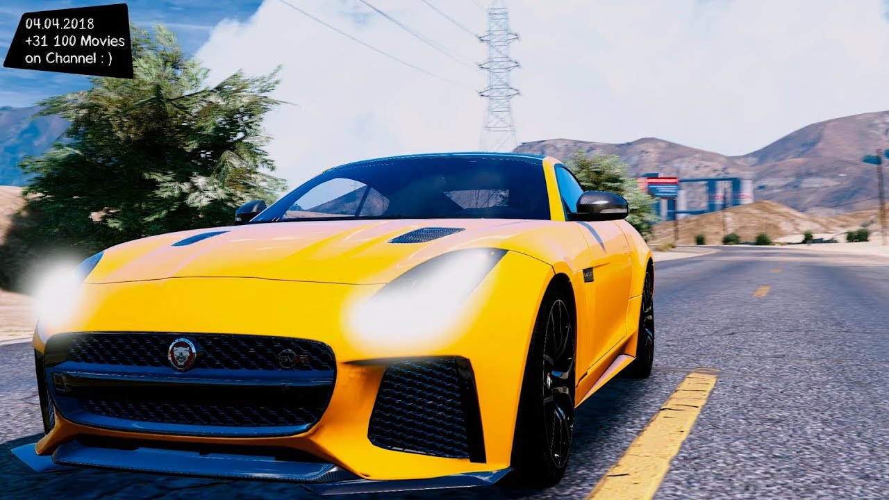 Jaguar FType Grand Theft Auto V M.G.V.A. MODs Gta5mods _REVIEW YouTube