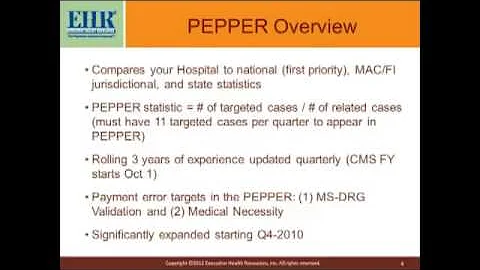 RAC Audit Education Using PEPPER Reports to Combat...