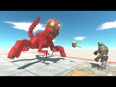 Ghor Hammer vs Mecha Units - Animal Revolt Battle Simulator
