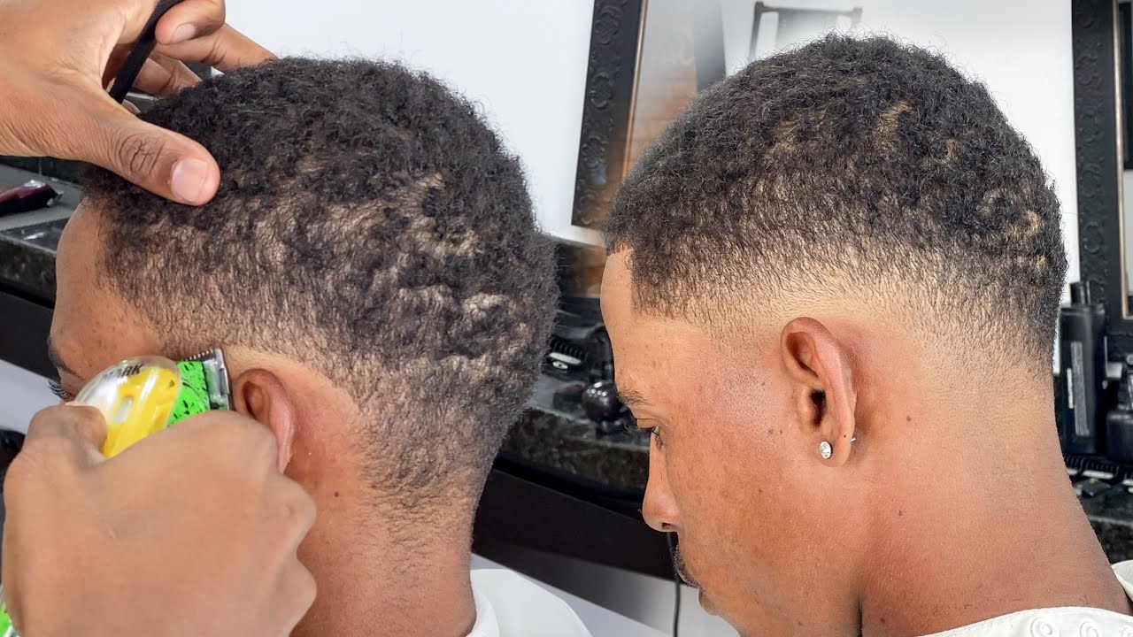 TÉCNICA SIMPLES DE COMO FAZER DEGRADÊ CURTO SEM PENTES DE DISFARCE 😱