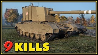 FV4005 Stage II - 9 Kills - World of Tanks Gameplay
