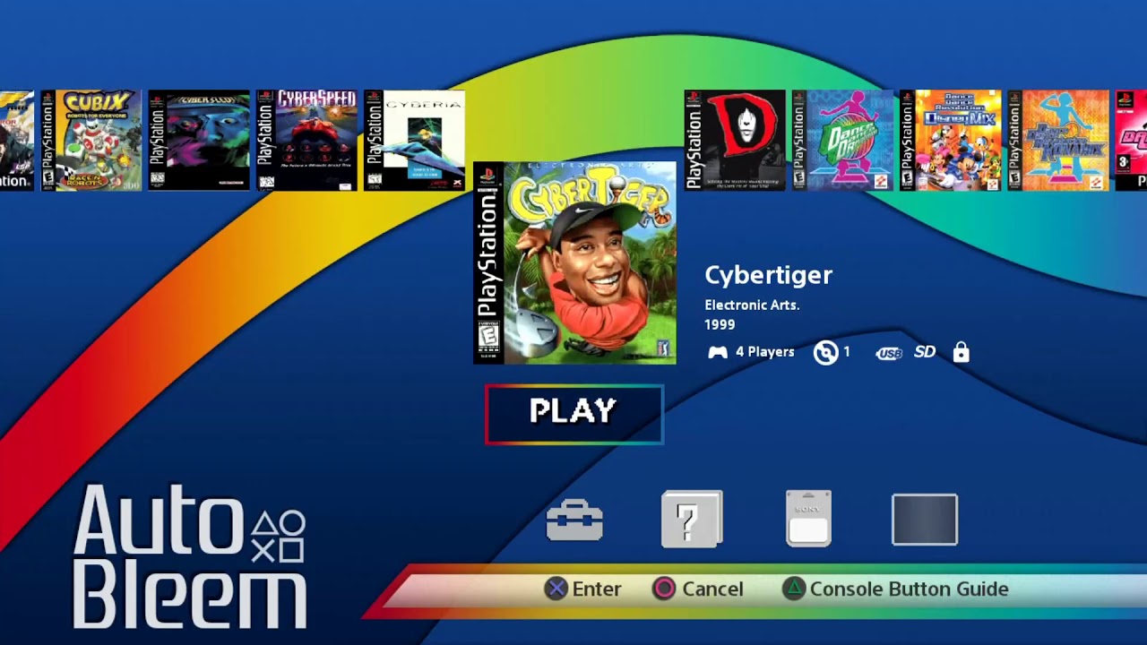 PSX Classic running AutoBleem v0.6.0 with 1750+ Games - YouTube
