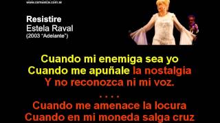 Estela Raval - Resistire - Karaoke chords