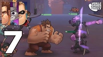 DISNEY HEROES Battle Mode Gameplay Walkthrough Part 7 - Chapter 3 (iOS Android)