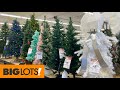 BIG LOTS CHRISTMAS DECORATIONS CHRISTMAS TREES DECOR SHOP WITH ME SHOPPING STORE WALK THROUGH