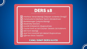 Ders 18 4 - OOP Nesne Tabanlı Programlama