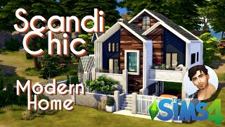 Sims 4 Stop-Motion Build Scandinavian Modern Home Nocc Taffissimo
