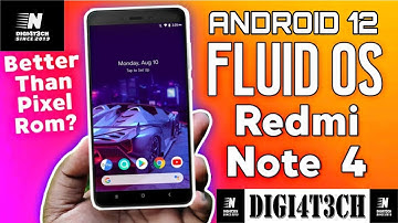 |Fluid OS 2.0| |Android 12| |Redmi Note 4| |Mido| |Full Review| & |Installation| By |DIGI4T3CH|