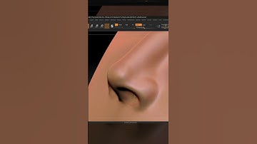 How to make a 3D nose | 3d nose create in zbrush