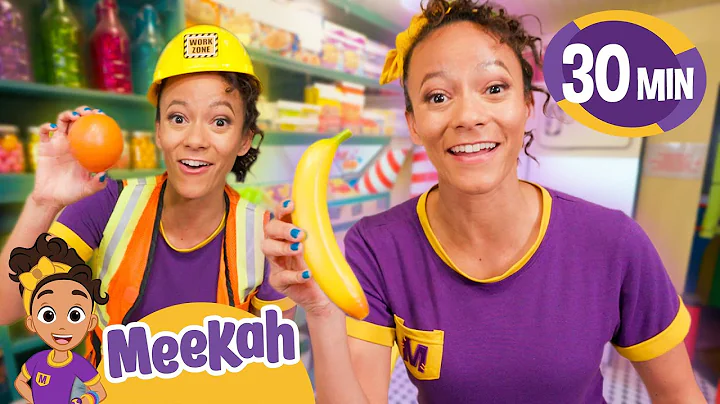 Meekah's Rainbow Fruit Scavenger Hunt🍎🍌🍇 | BEST OF MEEKAH! | Learn Colors and Science with Blippi