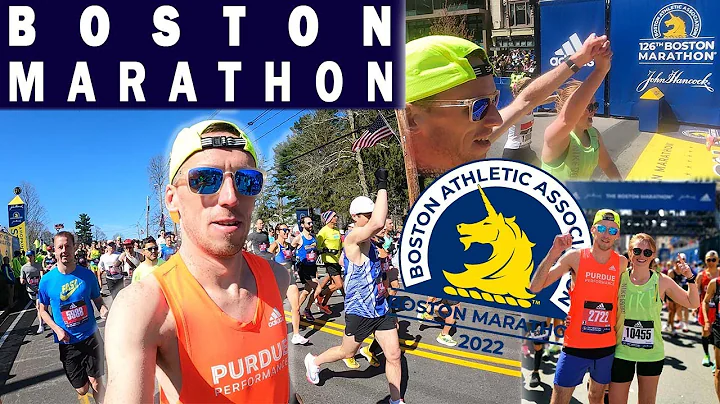 BOSTON MARATHON 2022 | RACE DAY VLOG!