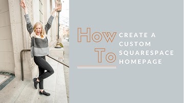 How To Create A Custom Squarespace Homepage Using The Brine Template (SQSP 7.1)