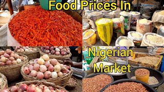 The Current Price Of Foodstuffs In Nigeria Market