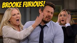 OMG - Brooke slapped Liam for a shocking reason The Bold and the Beautiful Spoilers