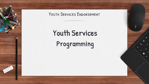 Library Services for Youth: Programming