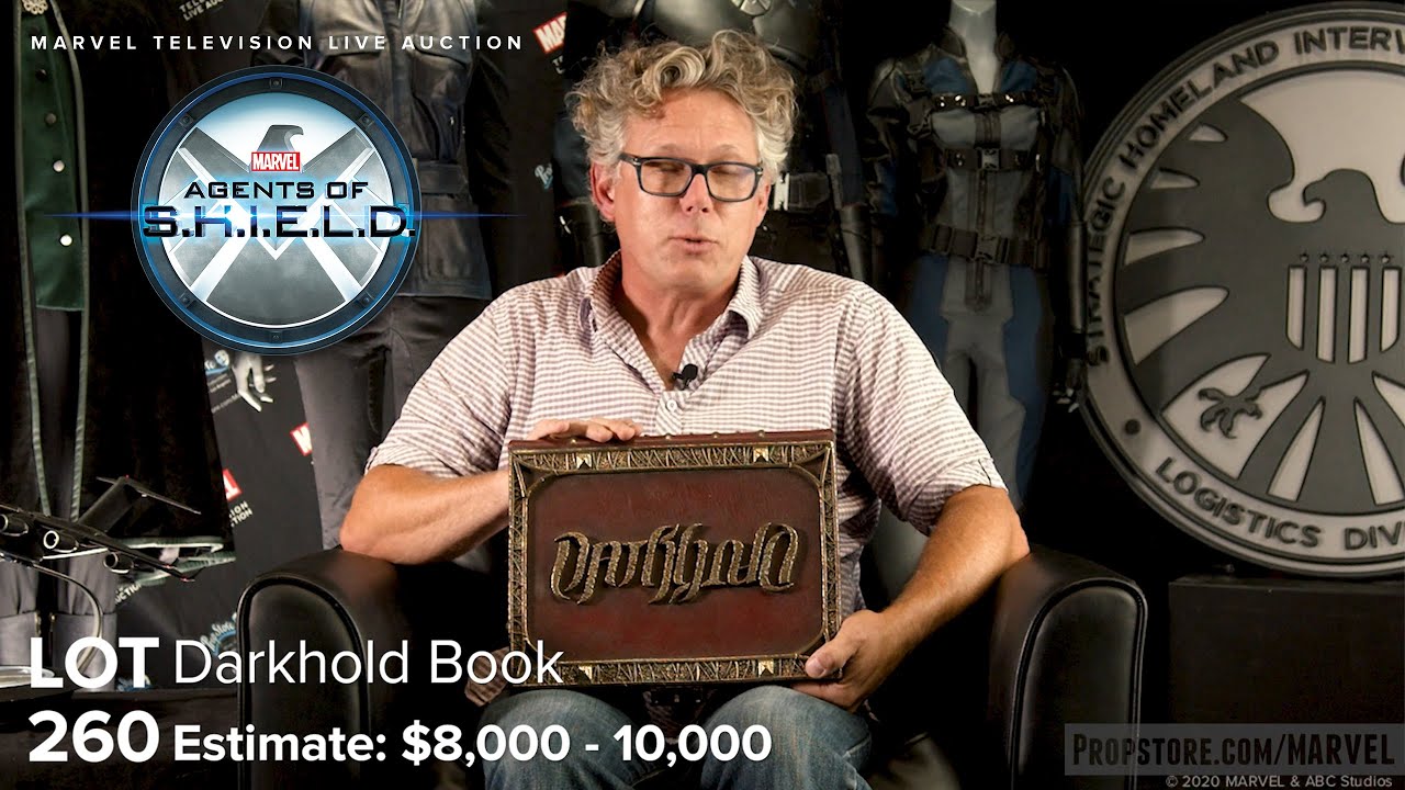 Darkhold Book L Marvel S Agents Of S H I E L D Auction With Prop Master Scott Bauer Youtube