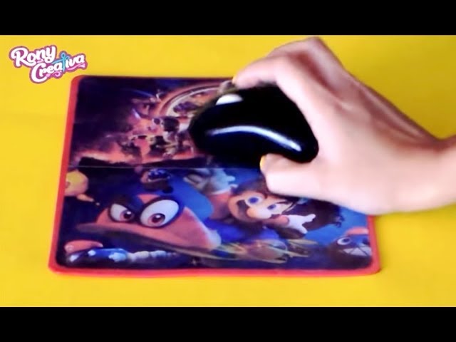 derivación multitud peligroso Cómo hacer TAPETES PARA MOUSE personalizados - Mousepad DIY - YouTube