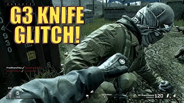 Modern Warfare Remastered: G3 Supressed Knifing Glitch! (MWR Funny Moments)