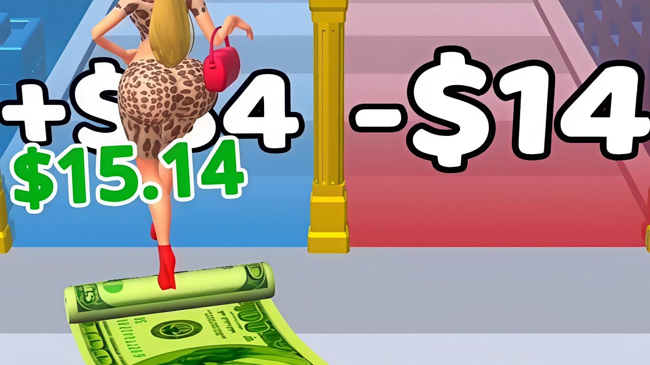 Money Rollar the best run with ASMR level ios walkthrough gameplay 