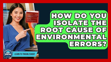 How Do You Isolate The Root Cause Of Environmental Errors? - Learn To Troubleshoot