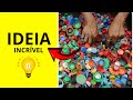 Ideia Incrível Com Tampa de Garrafa Pet | DIY